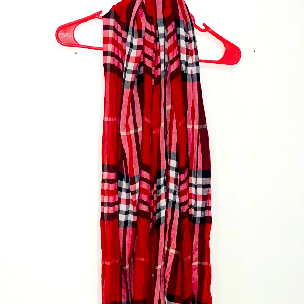 Plaid scarf